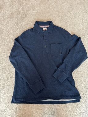 Relwen Long Sleeve Vintage Pique Polo